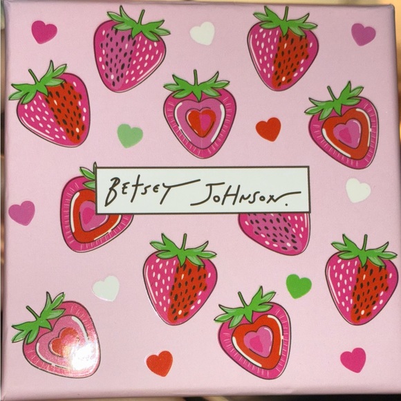 BETSEY JOHNSON Iridescent Aurora Borealis Crystal Center Butterfly Earrings NWT - Picture 5 of 5